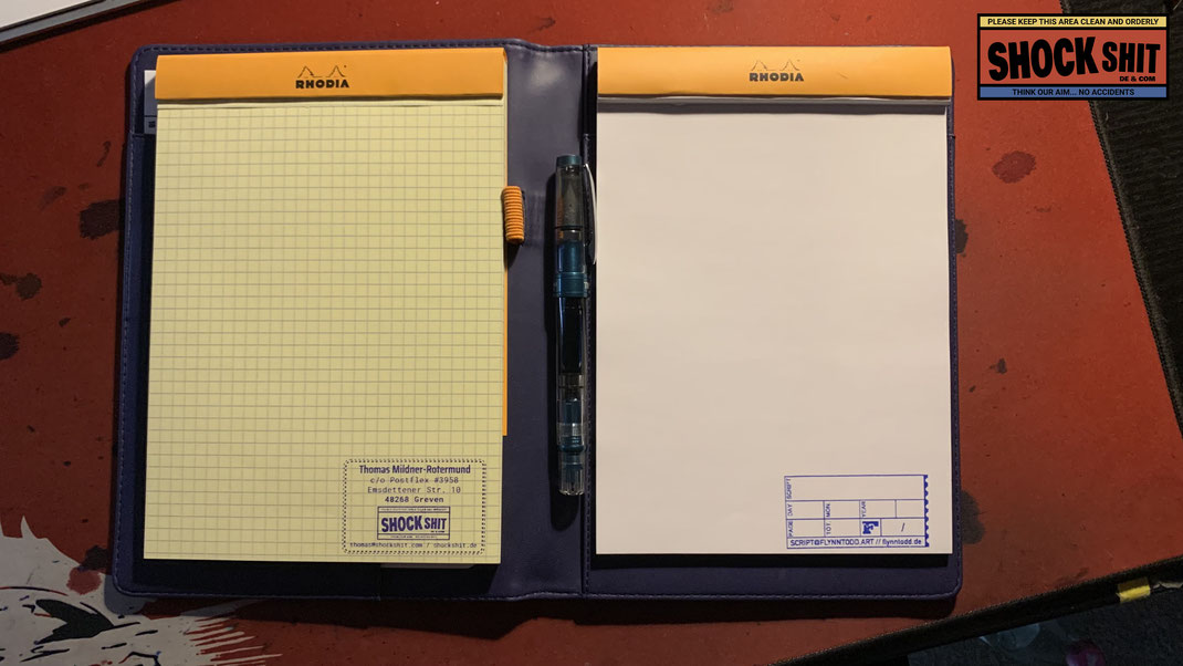 RHODIA yellow Pad A5 / shockshit.de