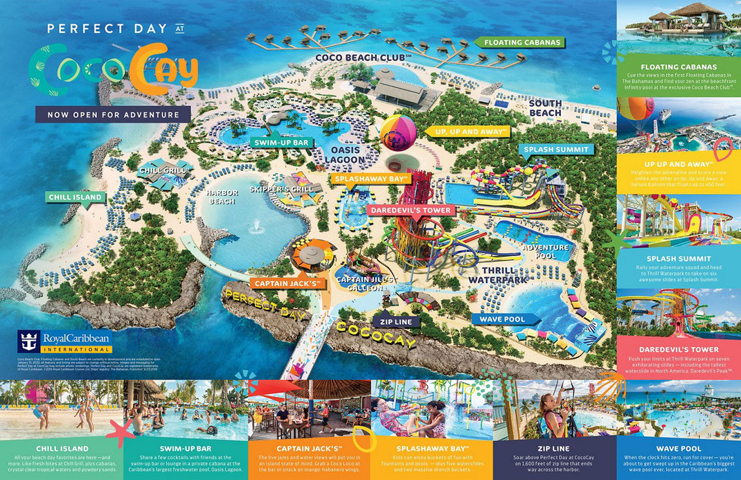 Plan über Perfect Day at CocoCay ©Royal Caribbean