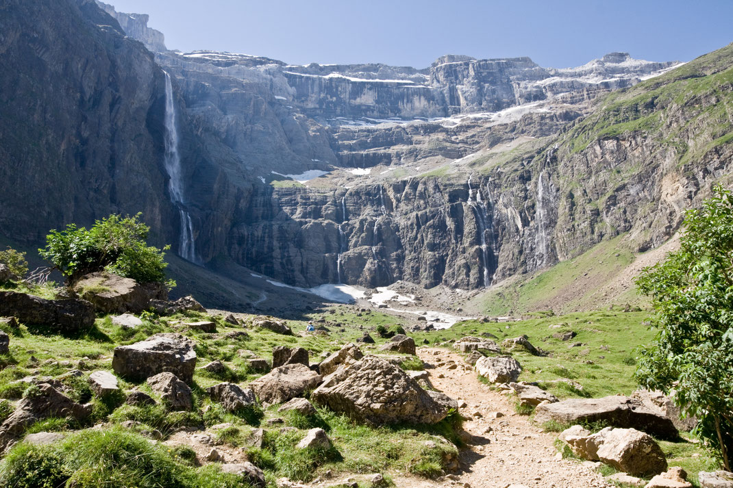 Le cirque de Gavarnie et la grande cascade