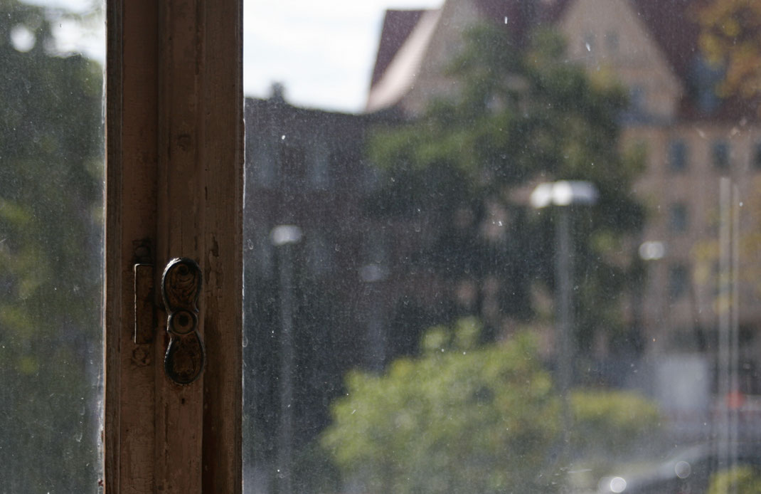 Ausblick im Atelier, Altbau