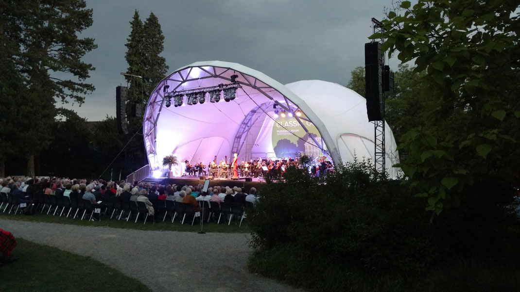 Bühne mieten, Open Air, Orchester, Park, Rychenbergpark