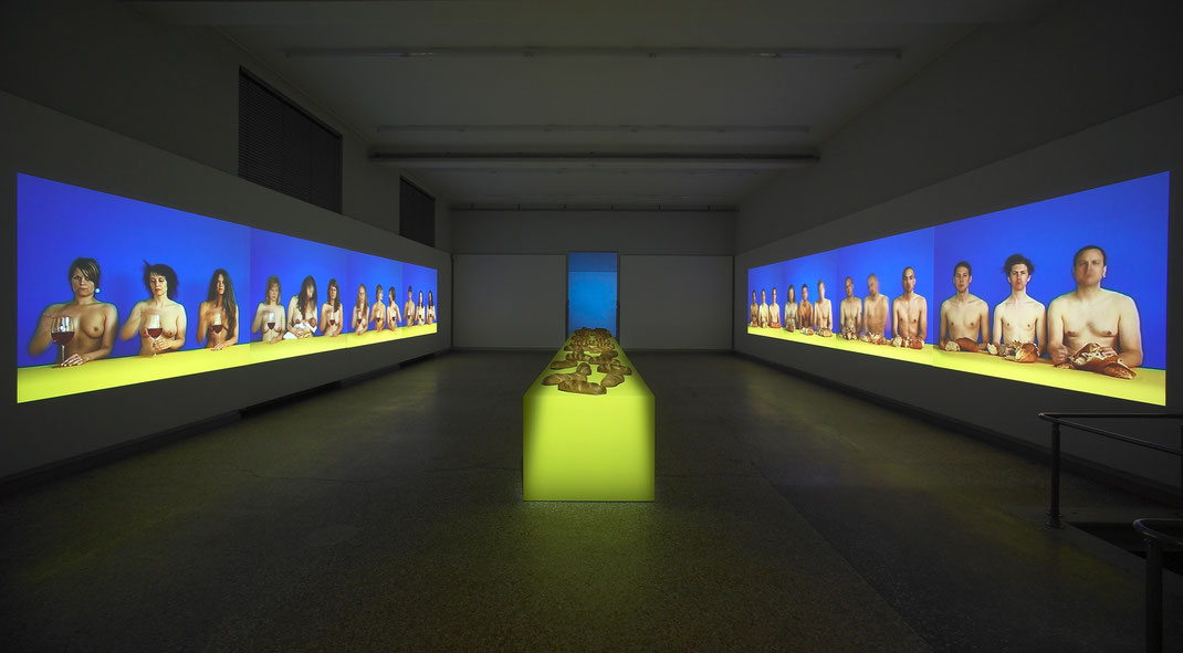 franticek-klossner-ultima-cena-arte-contemporanea-installazione-video