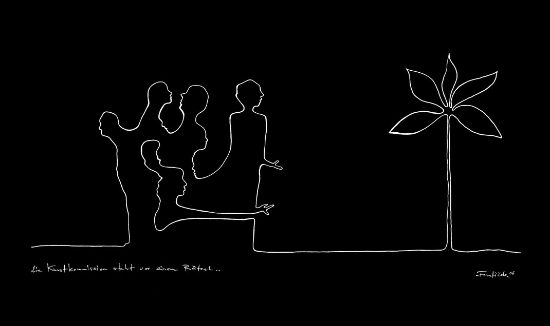 franticek-klossner-art-contemporain-dessin-crayon-sur-papier-kunsthalle-de-berne-la-commission-des-arts-fait-face-a-une-enigme