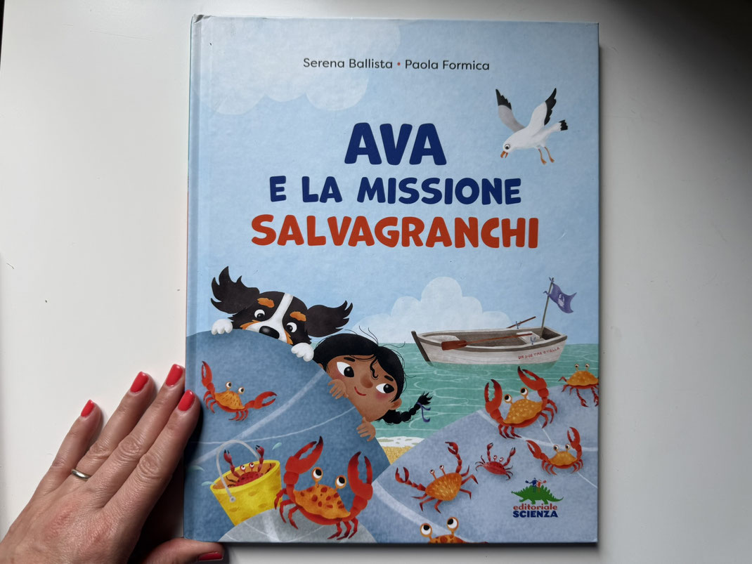 COPERTINA AVA E LA MISSIONE SALVAGRANCHI di Serena Ballista e Paola Formica editoriale scienza