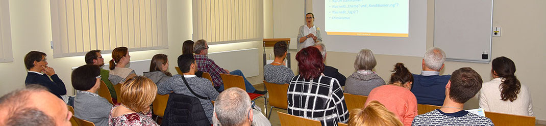 Patientenseminar mit Zuhörern