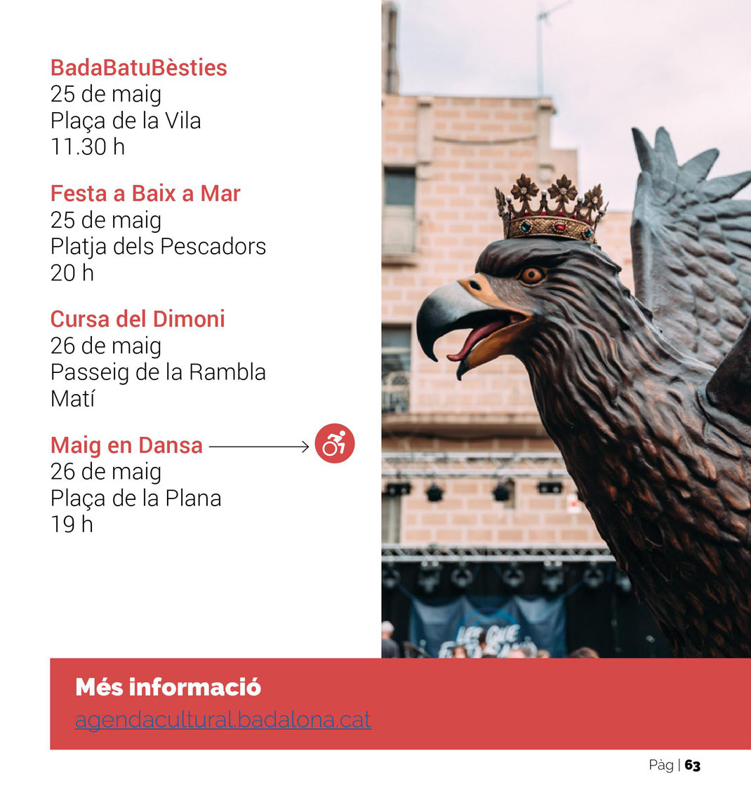 Programa de las Fiestas de Mayo en Badalona