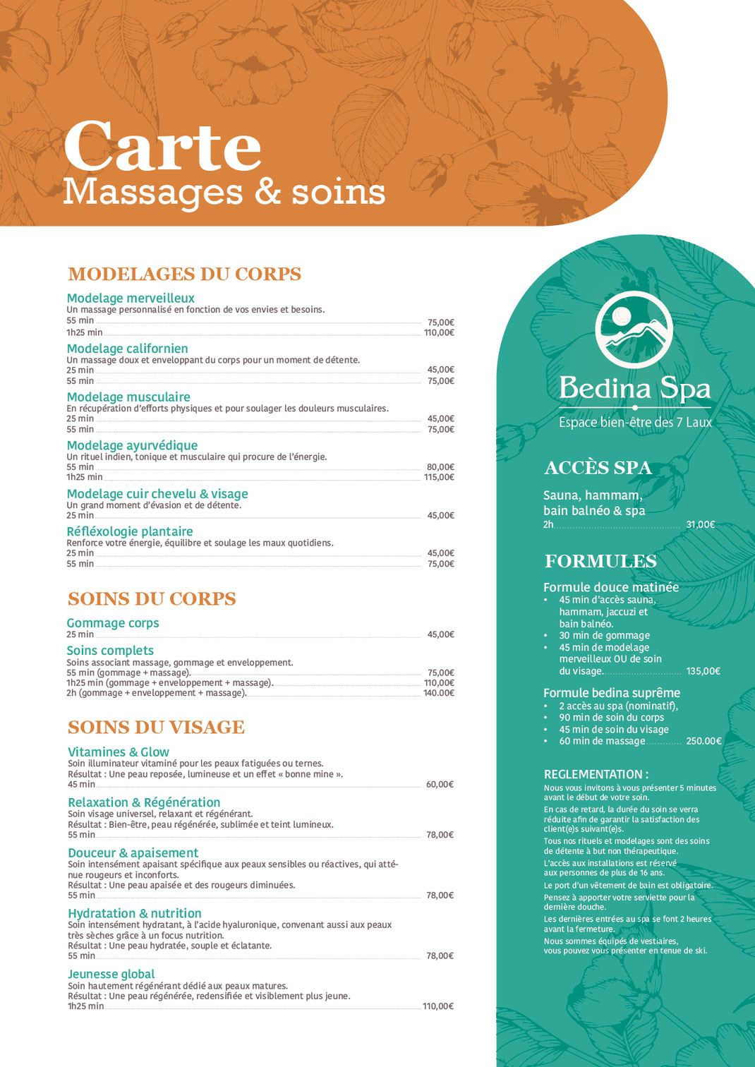 soins et massages au spa en belledonne, au pied des pistes