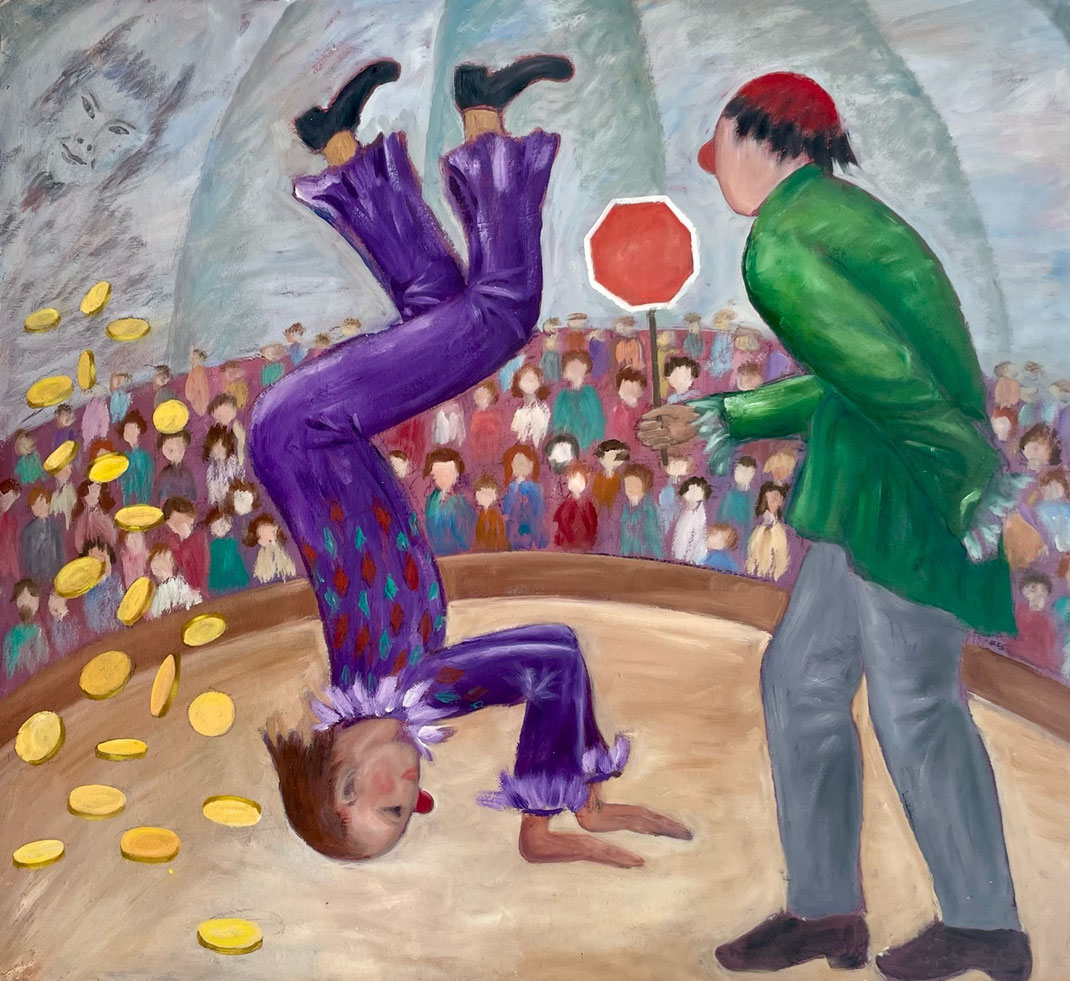 WILLKOMMEN IM KUNSTZIRKUS - Die KunstManege lädt ein !   EIN KLICK AUF'S BILD !