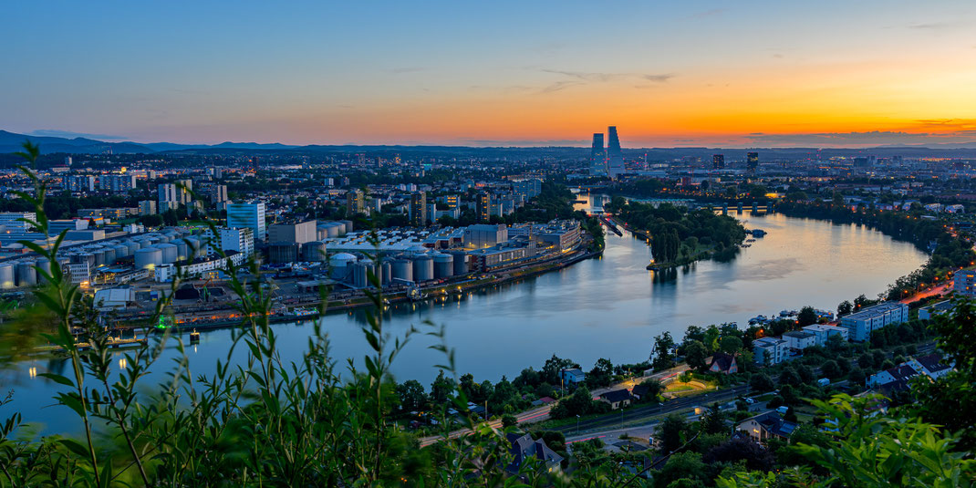 Abendstimmung am Rhein