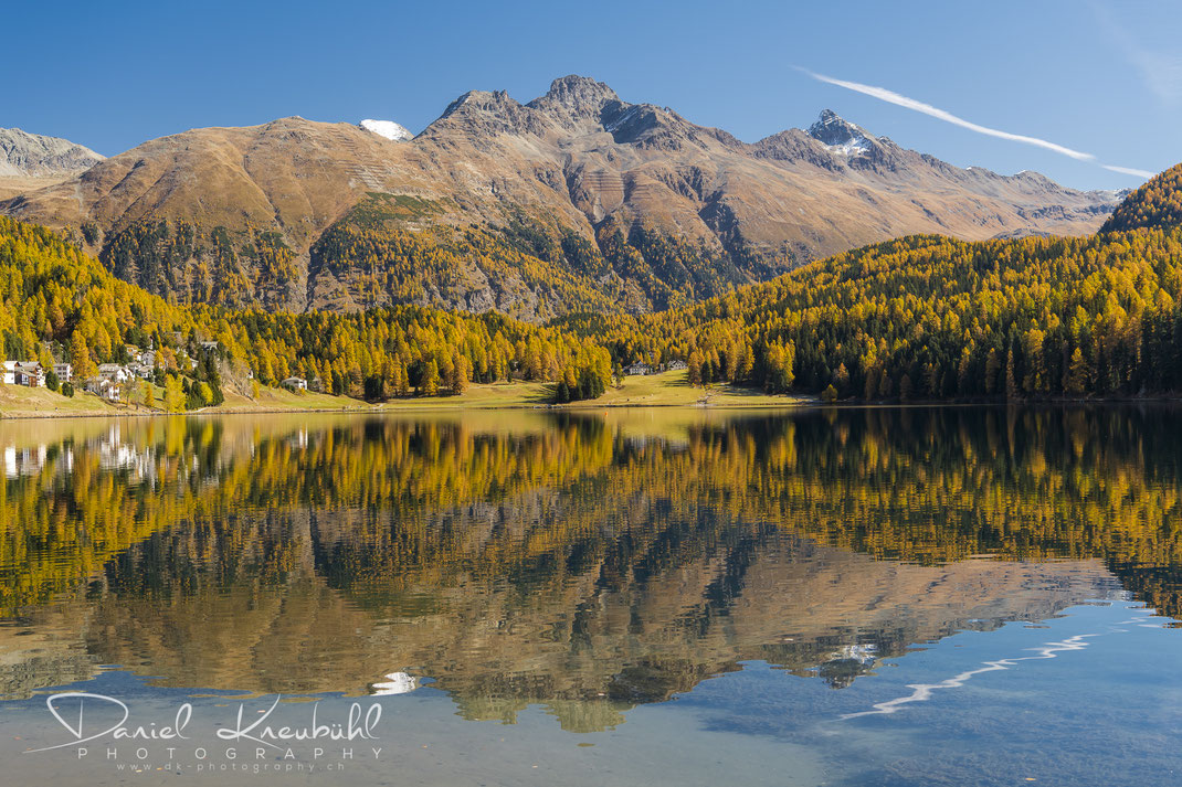 St. Moritz, See, Indian Summer, Herbst, Autumn, www.dk-photography.ch, Photographer: Daniel Kneubühl