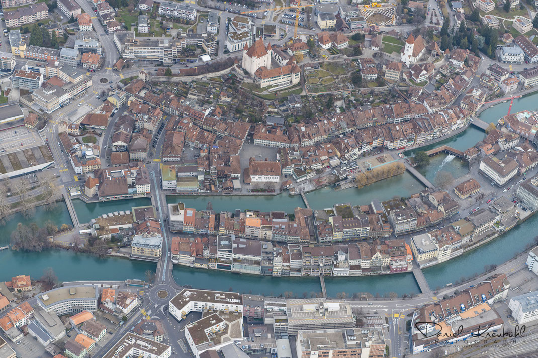 Thun, Schloss, Bälliz, Aare, Bern, Schweiz, www.danielkneubuehl.com, www.dk-photography.ch, Photographer/Fotograf: Daniel Kneubühl