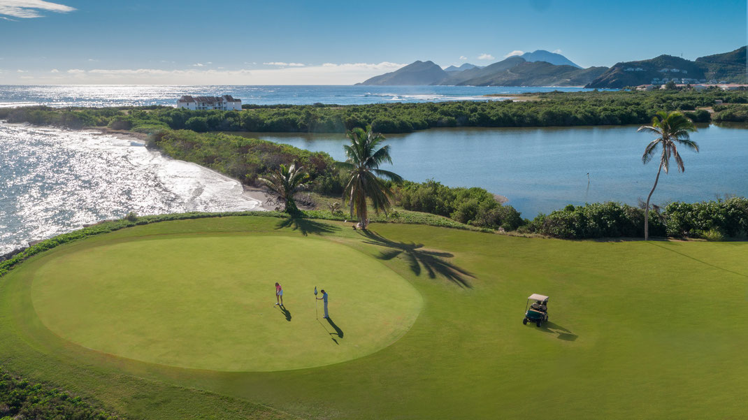 The Royal St Kitts Golf Course, trou 17 © Courtesy of St. Kitts Tourism Authority. Unauthorized use not permitted.