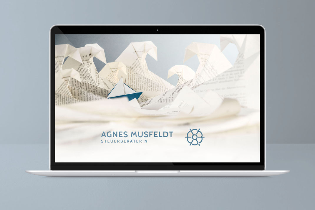 Web und UI Design: Agnes Musfeldt, Steuerberaterin Hamburg , von Andreas Ruthemann