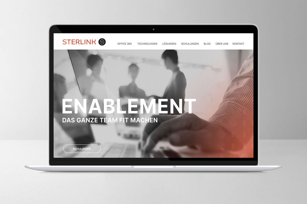 Corporate Design für STERLINK, IT Consultants für die Digitale Transformation