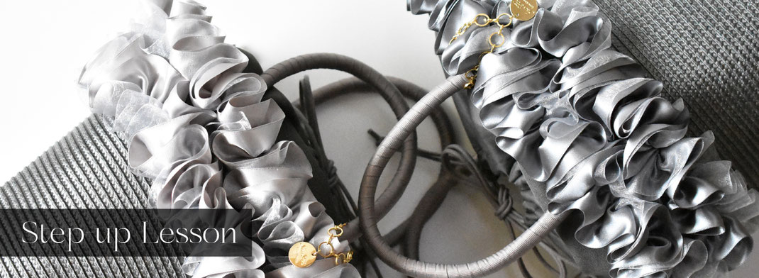 JourFin　ジュールフィン　LoveRibbon ラブリボン　資格取得コース　ハンドメイド リボン制作　リボン教室　リボン　リボンレッスン　リボンワーク　りぼん　ヘアーアクセサリー 　芦屋　神戸　神戸リボン教室