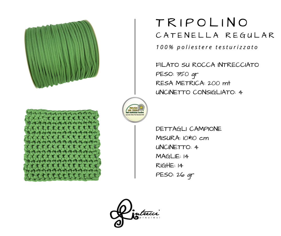TRIPOLINO CATENELLA REGULAR Benvenuti su dafedeintrecci