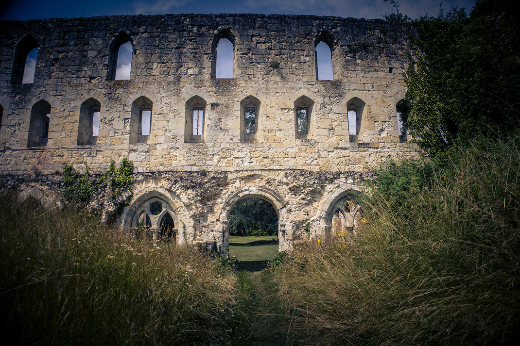 Schöne Ruine: Die Abtei von Mortemer im Vexin Normand.