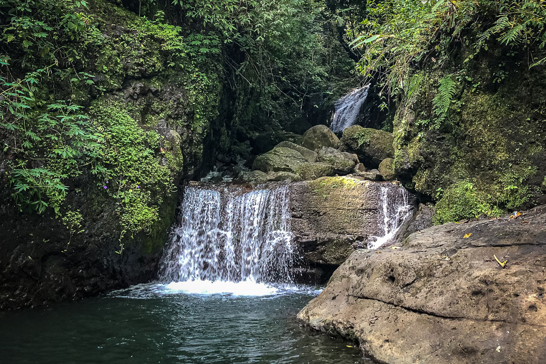 Wasserfall im Naturbad Chorro las Mozas.