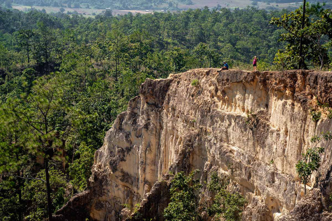 Vista del cañón de Pai durante el día.