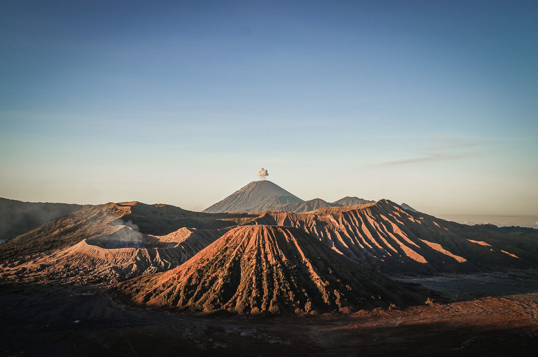 Amanecer en el monte Bromo.