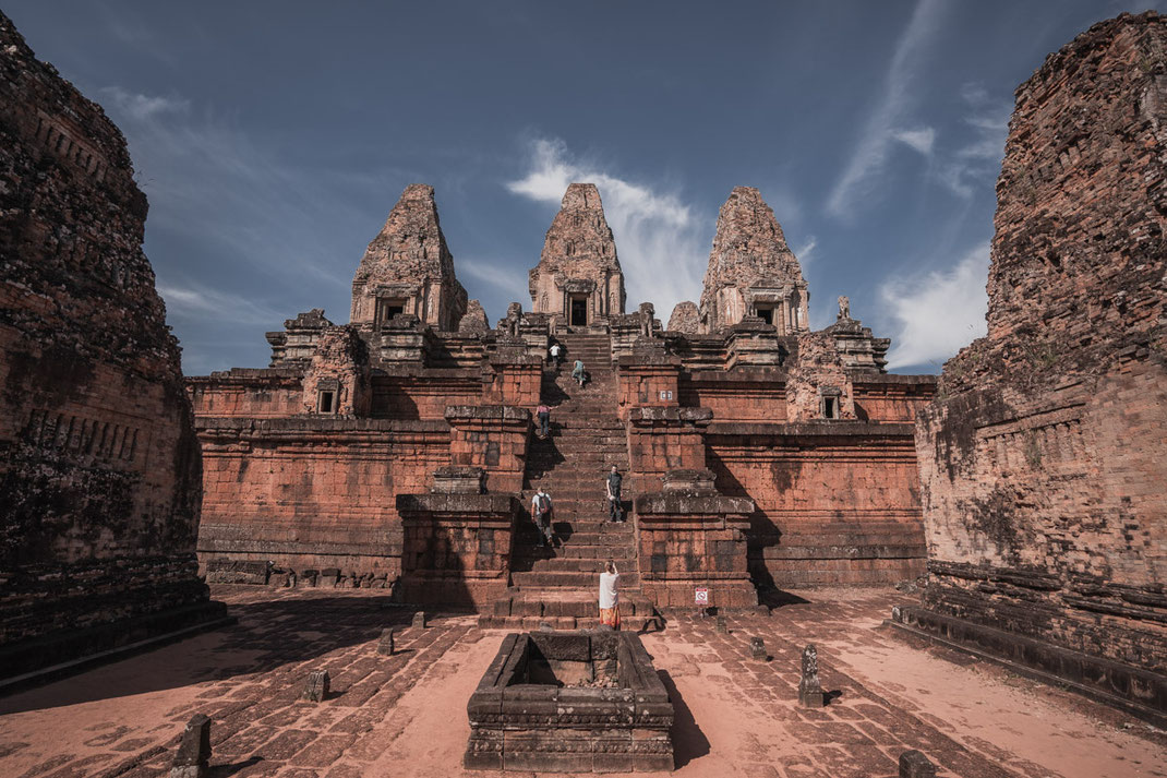 Overall view of the Pre Rup temple in Angkor.