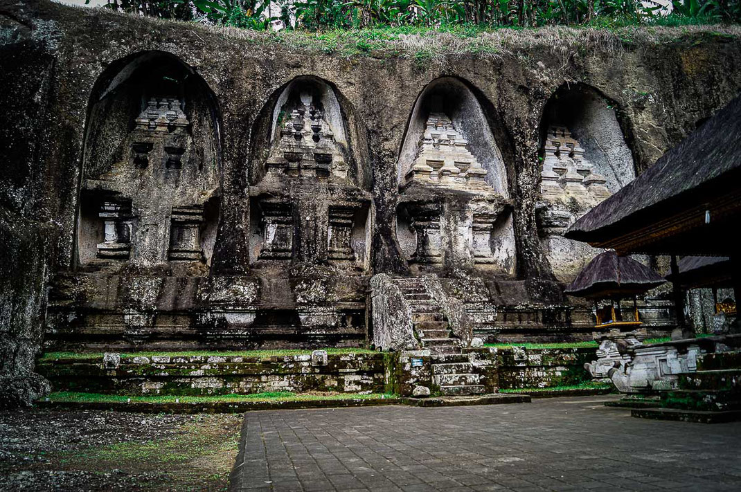 Royal tombs of Gunung Kawi in the morning.