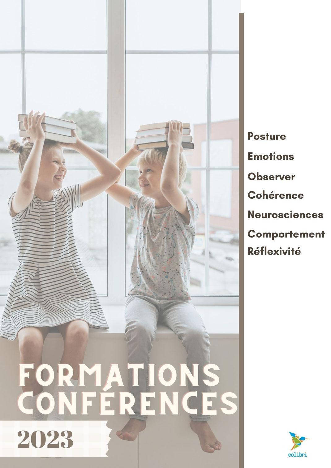 Catalogue de formations  & conférences 2023 d'Anne Lise Gonçalves - Colibri 
