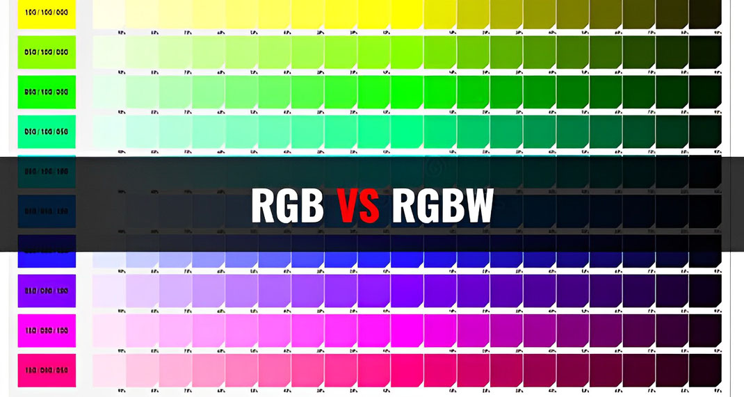 Luces RGB vs. Luces RGBW: ¿Cuál es la diferencia?