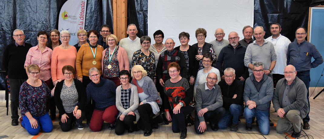 La photo des membres du Conseil d'Administration et des adhérents bénévoles