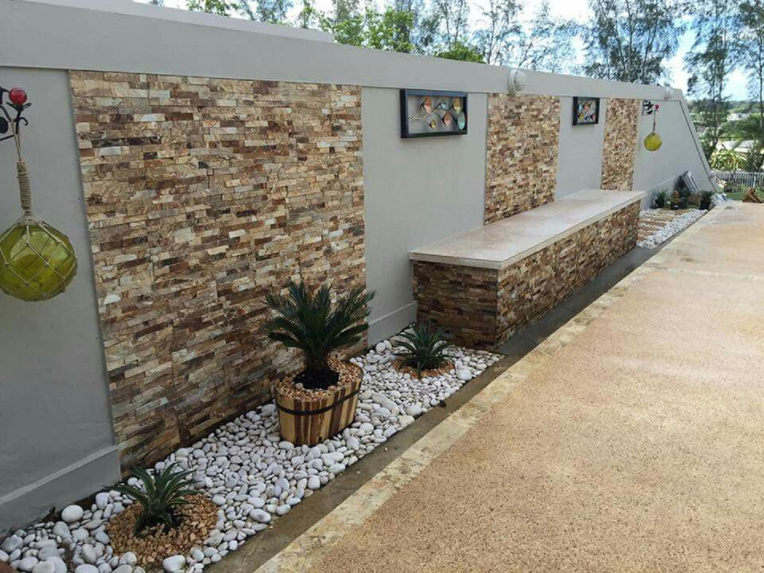 Consejos para decorar muros de jardines