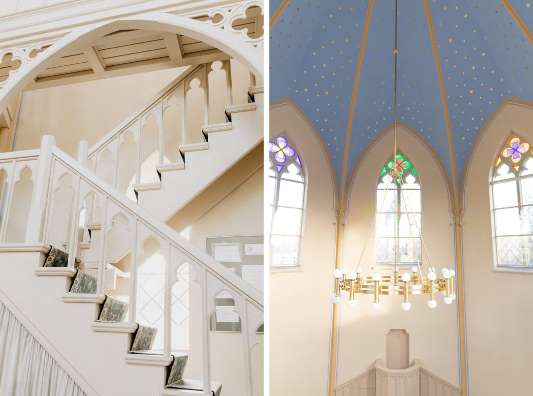 Freie Standesamtliche Trauung in der Alten Neuendorfer Kirche heiraten Potsdam Babelsberg Hochzeitslocation Hochzeitsfotograf Hochzeit