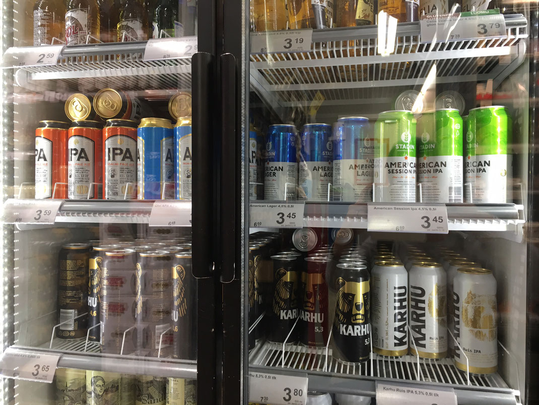 大好きなペールエール、目つきが悪いKARHUビール