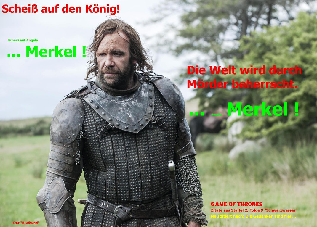 Game of Thrones Bluthund Merkel