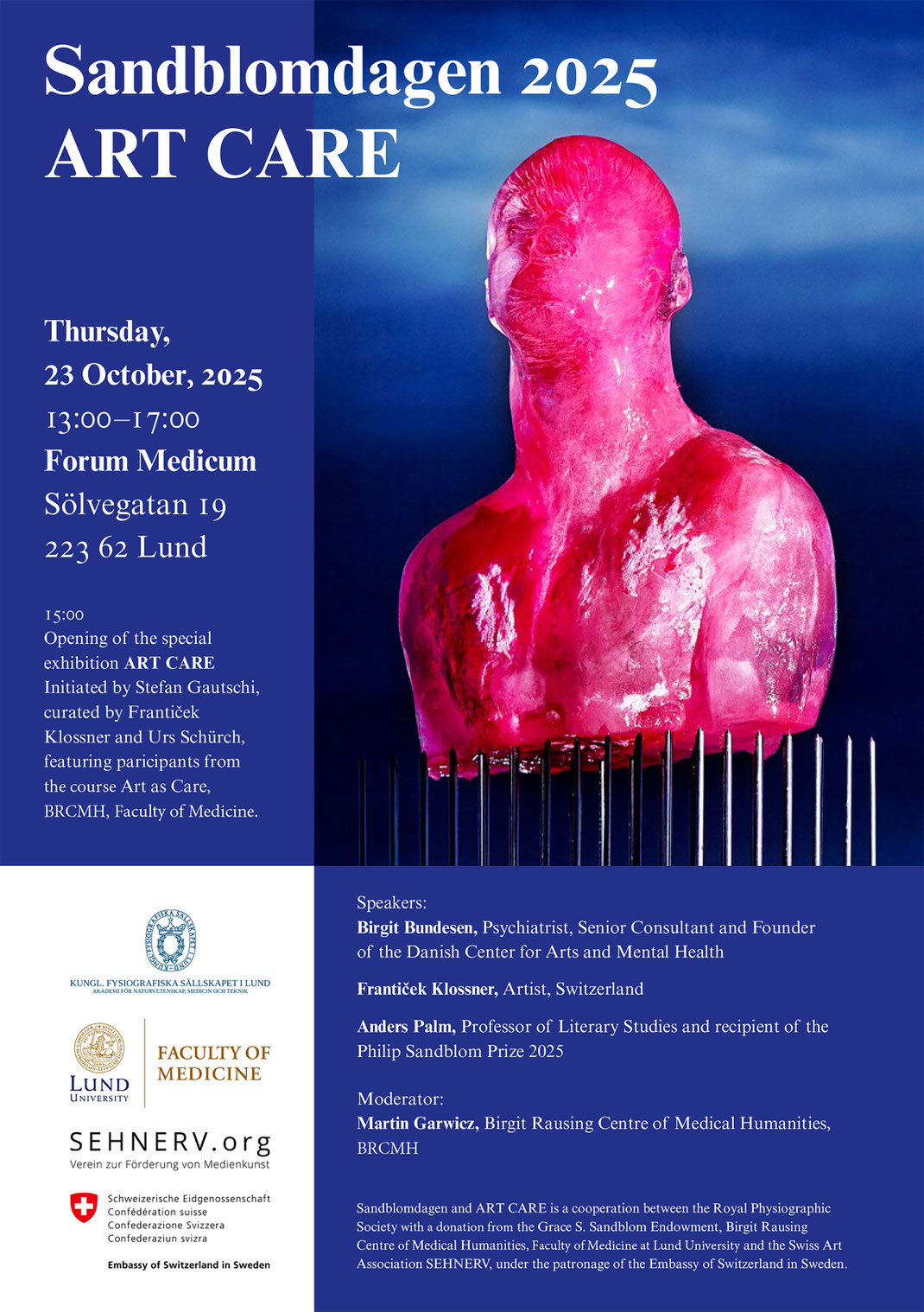 sandblomdagen-2025-forum-medicum-lund-university-sweden-birgit-rausing-center-medical-humanities-grace-sandblom-donation