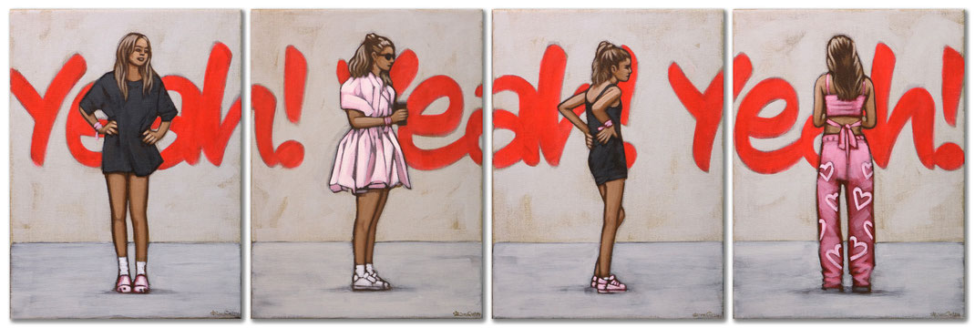 Yeah!Yeah!Yeah! (4x) | 30 x 40 cm | APR 24
