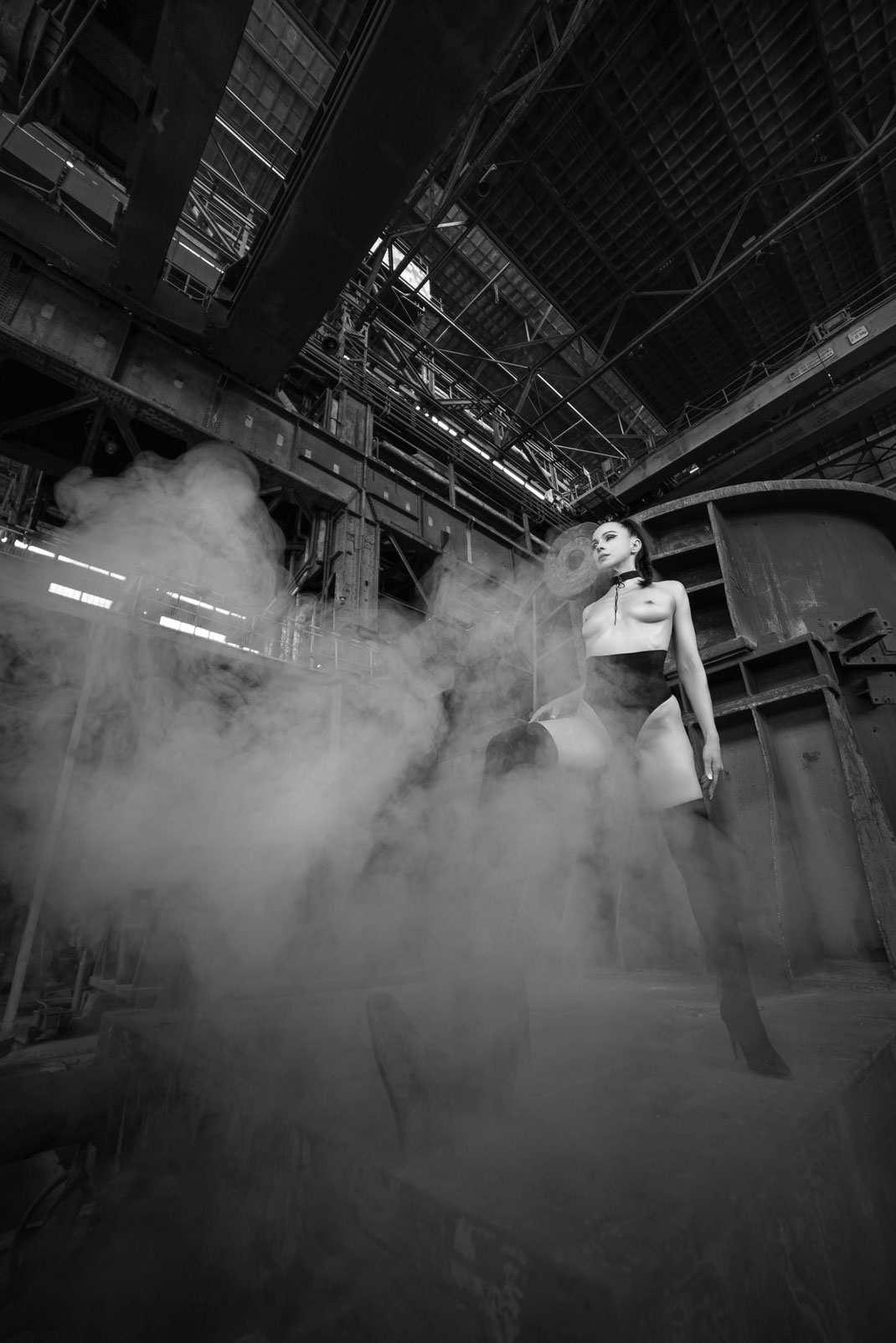 Steelworks Artnude - Angélique - Markus Hertzsch - Art - Model - Steel - Rust - Body - Iron - Portrait - Nude - Grading - Look