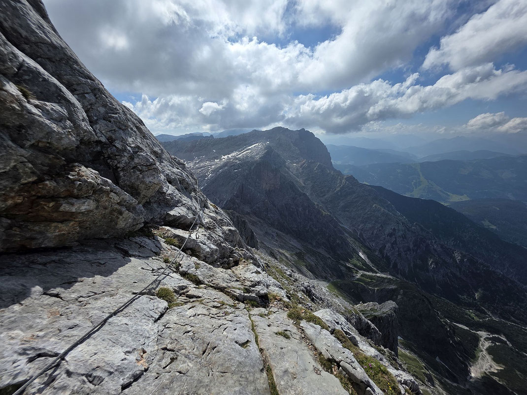 Kurze Seilpassage