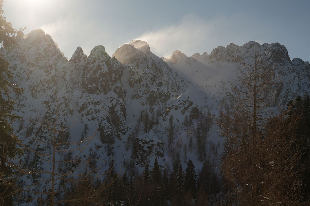 Blick zum Cacciatore (rechts)