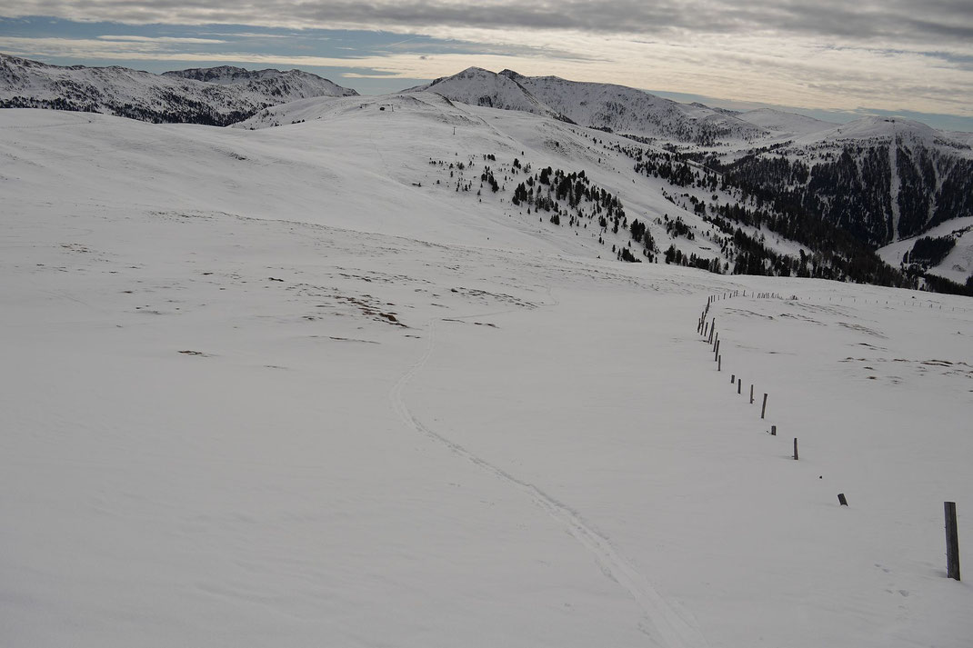 Blick zurück von der Zechnerhöhe