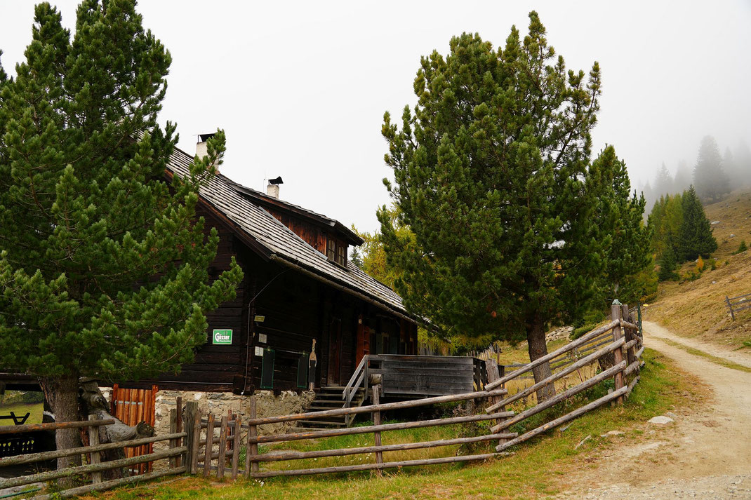 Abmarsch bei der Kramerhütte