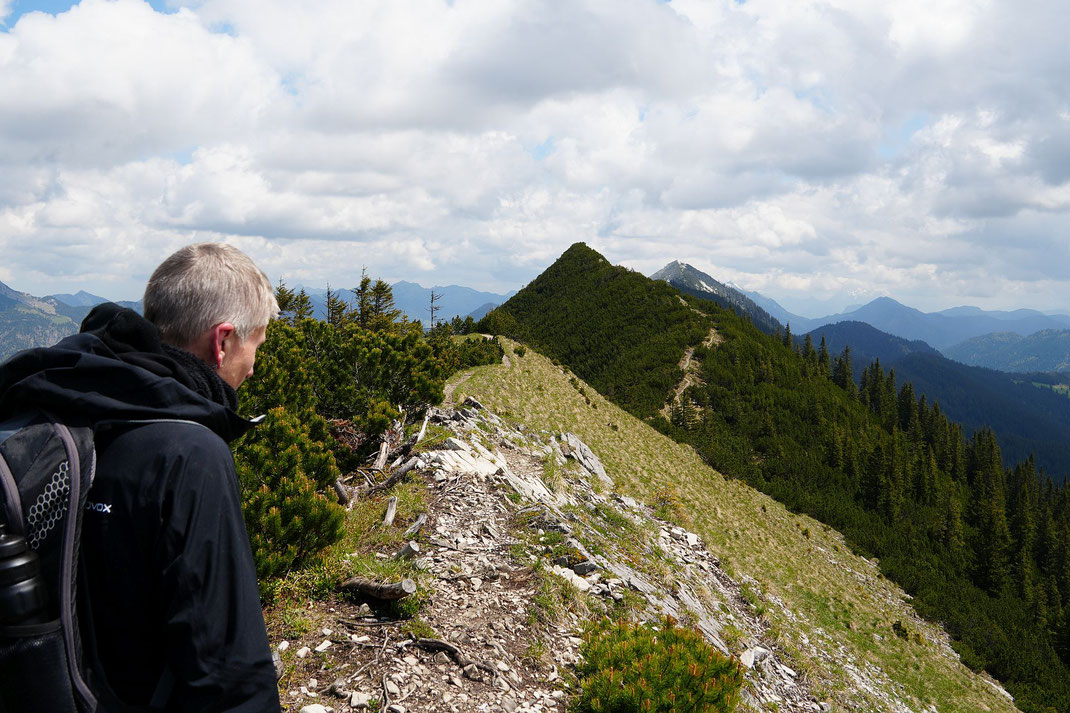 Herrliche und einfach Gratwanderung