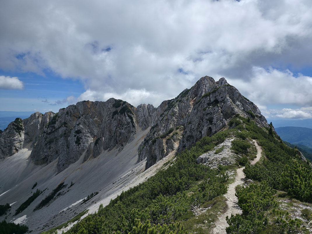 Am Törl, Blick nach Osten