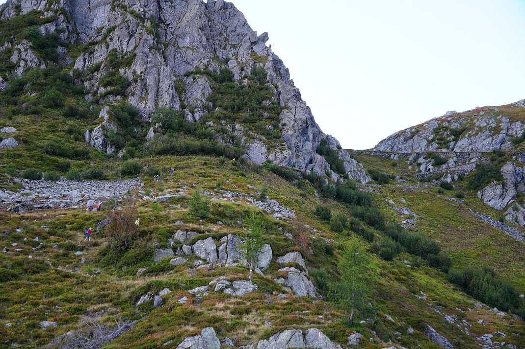 Aufstieg zum Tilliacher Joch
