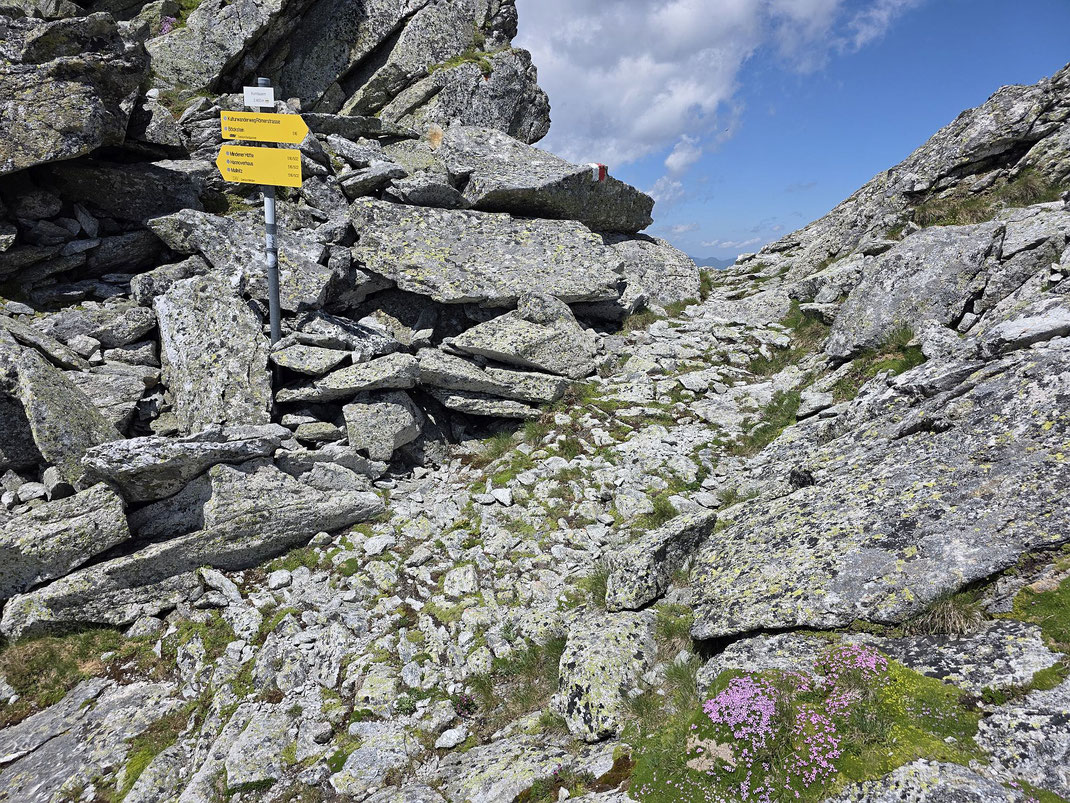 Korntauern mit der alten Römerstraße