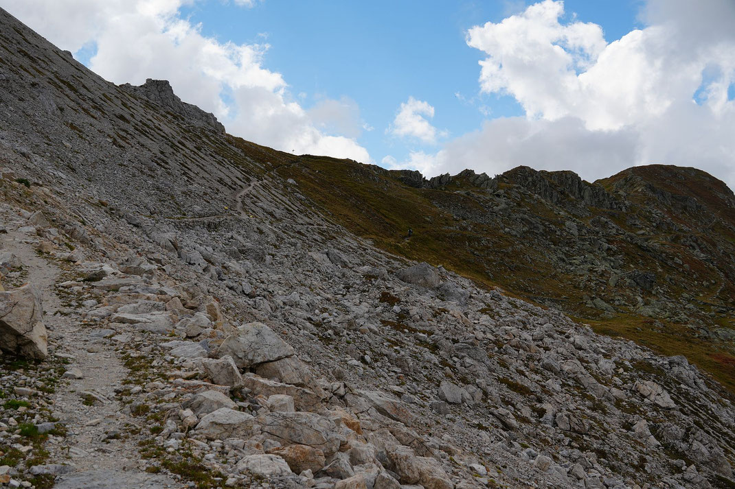Rückblick zum Luggauer Sattel