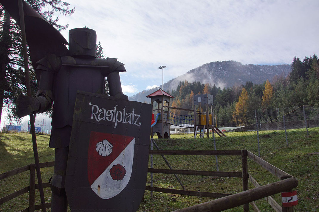 Ritterspielplatz (aufgenommen im Dezember 2022)