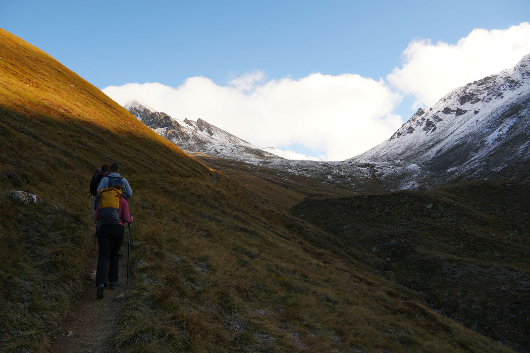 Am Weg zur Glorerhütte
