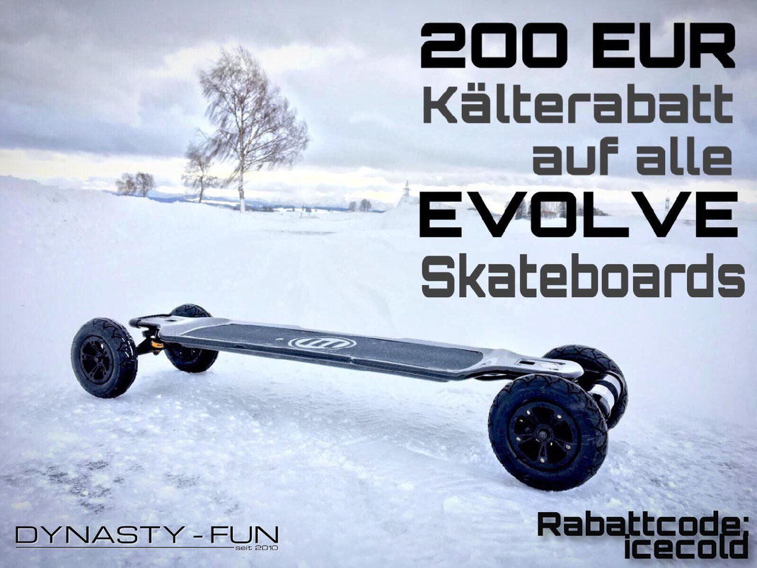 Evolve Skateboard Rabattcode