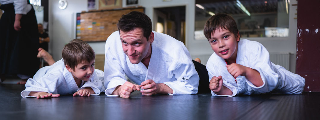 Aikido Kinder toben