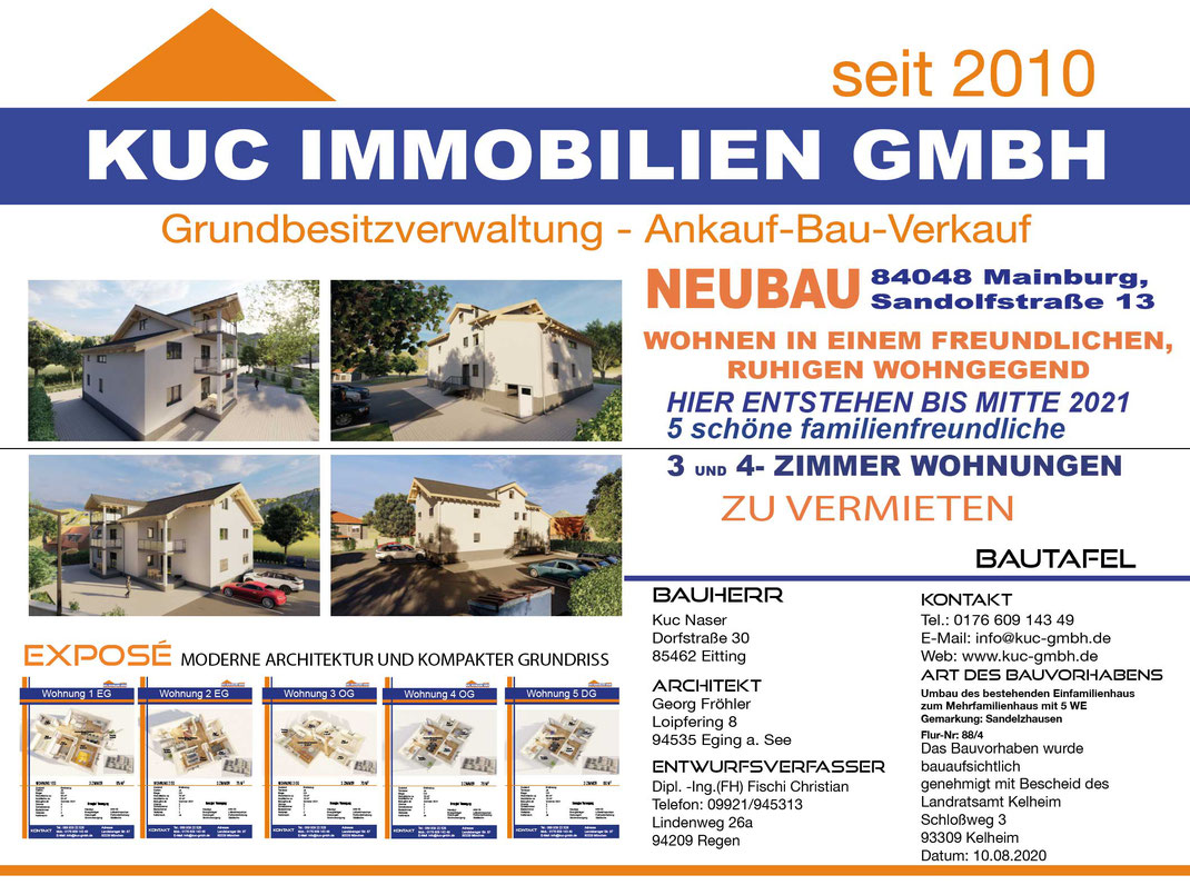Neubau Immobilien In Munchen Kuc Bau Gmbh